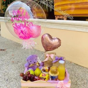 Desayuno sorpresa barranquilla para niñas con peluche