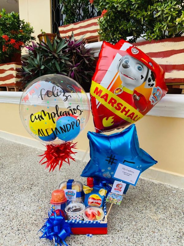 Desayuno sorpresa barranquilla para niño paw patrol