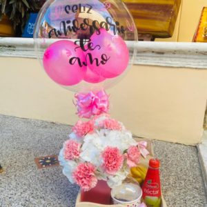 desayunos especiales para aniversario con hortensias