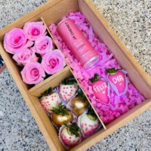 Regalos de cumpleaños para mujer, rosa artificial, caja de regalo de oso  con collares de corazón para ella, mamá, novia, esposa, en aniversario, día